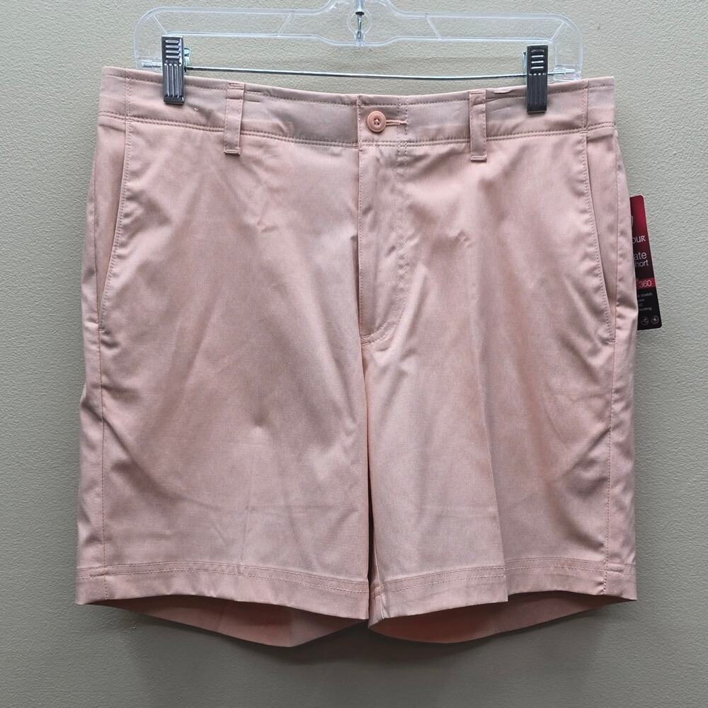 Pro Tour NWT Motion Play 360 Ultimate Golf Tech Shorts Performance Coral SZ 32